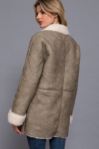 Brixton Coat Faux Leather Coat