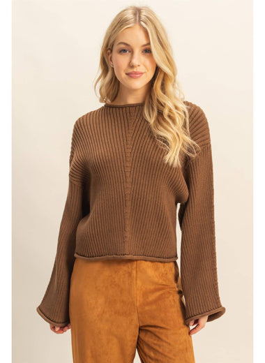 Mercer Knit Ribbed Sweater