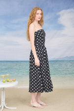 Stilla Dot Midi Dress