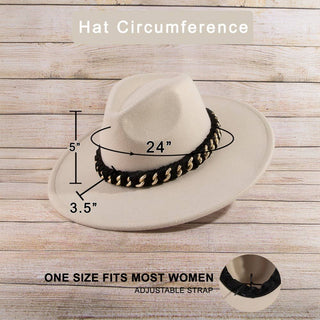 Luxe Chain Fedora
