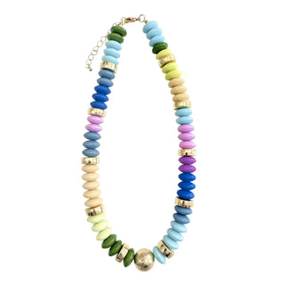 Lyrical Disc Bead Necklace
