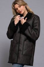 Brixton Coat Faux Leather Coat
