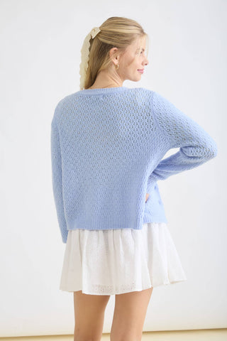 Petal Veil Cardigan