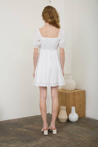 Presley Bloom Mini Dress (pink)