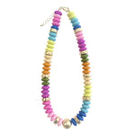 Lyrical Disc Bead Necklace