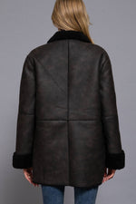 Brixton Coat Faux Leather Coat