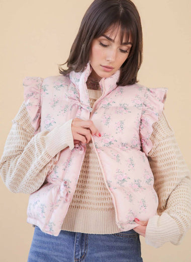 Meadow Belle Ruffle Sleeve Vest