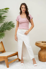Soft Ripple Knit Top