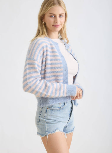 Parlor Stripe Knit Cardigan