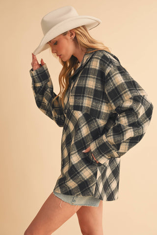 Mya Plaid Pullover