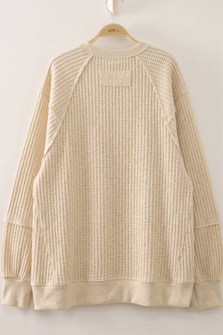 Brunch Club Waffle Pullover