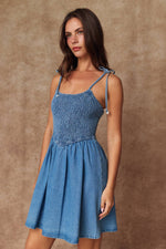 Sweetheart Smocked Dress