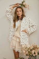 Pressed Flowers Corduroy Jacket *Pre-sale