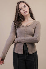 Soft Edge Knit Top