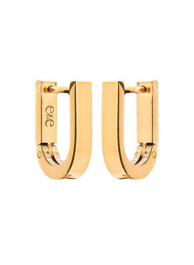 Ulivo Hoop Huggies Earrings by eLiasz and eLla