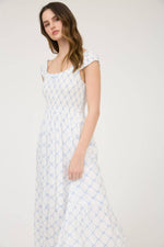 Elara Bow Midi Dress