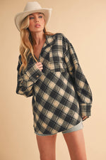 Mya Plaid Pullover
