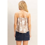 Printed Strappy Top