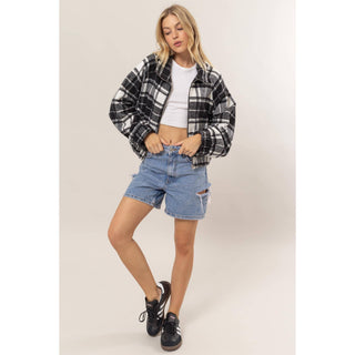 Heartland Plaid Zip-Up Jacket