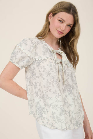 Florence Double Tie Blouse
