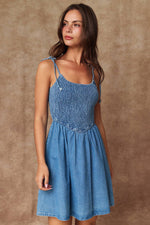 Sweetheart Smocked Dress
