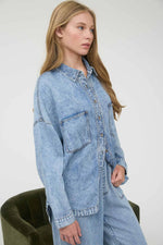 Sunny Lane Chambray Shacket