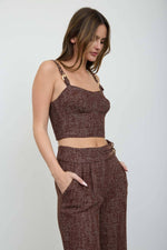 Coco Rouge Tweed Top