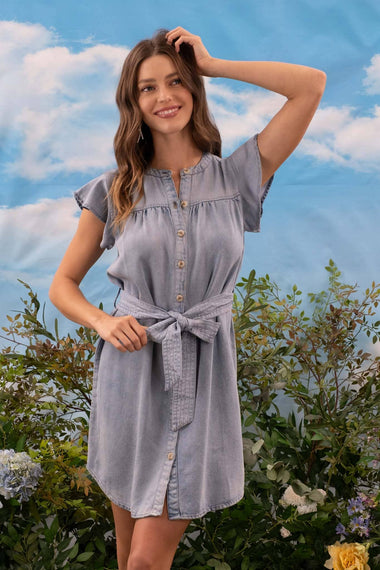 Rowan Belted Mini Dress