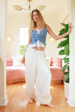 Wildheart Denim Bustier Top