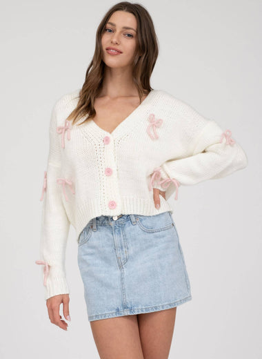 Esme Bow Cardigan