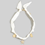 Knotted Sea Satin Necklace