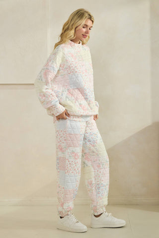 Meadowline Quilted Mock Neck