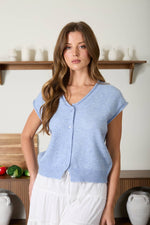 Petal Porch Button Knit Cardigan