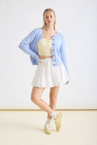 Petal Veil Cardigan