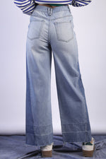 Freedom Flow Wide Leg Contrast Jean