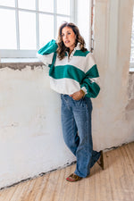Claire Striped Pullover