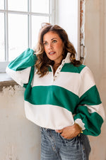 Claire Striped Pullover