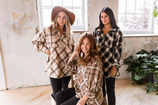 Mya Plaid Pullover