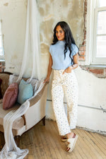 Flower Society Straight Leg Jeans