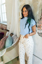 Flower Society Straight Leg Jeans