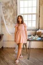 Presley Bloom Mini Dress (pink)