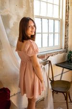 Presley Bloom Mini Dress (pink)