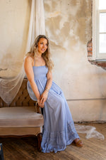 Golden Hour Ruffle Maxi Dress