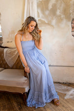 Golden Hour Ruffle Maxi Dress