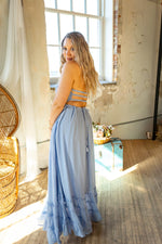 Golden Hour Ruffle Maxi Dress