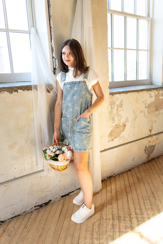 Meadow Manor Overall Mini Dress