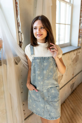 Meadow Manor Overall Mini Dress