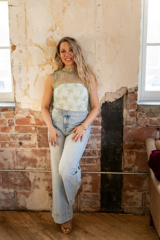Whispers in Lace Sleeveless Top