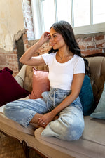 Dandelion Lane Denim Drawstring Pant