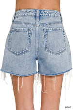 Sunny Side Distressed Denim Short